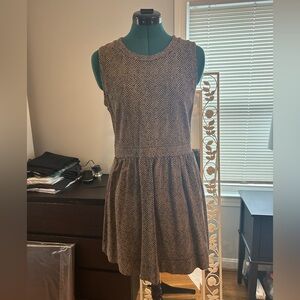 J. Crew Black and White Mini Dress